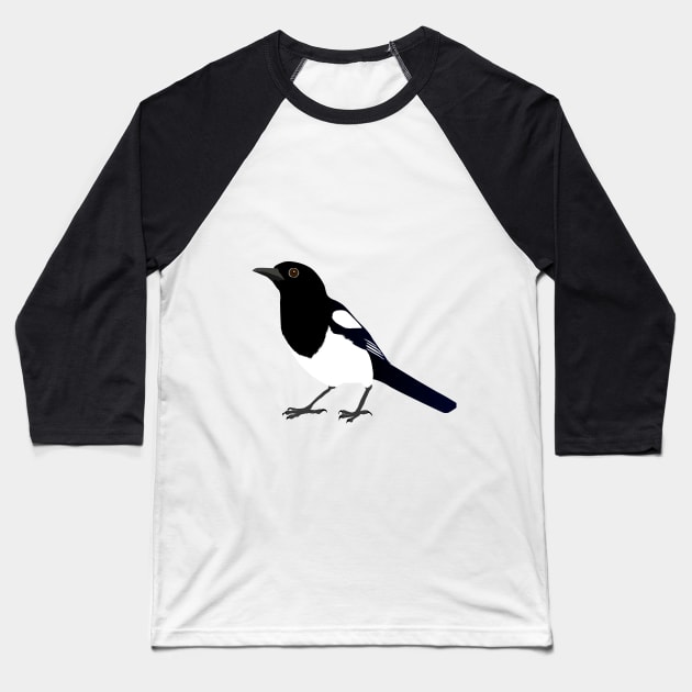 Magpie Baseball T-Shirt by Bwiselizzy